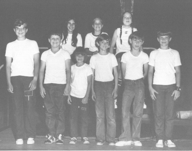 Gymnastics Team, Falls Mills Elementary, 1972